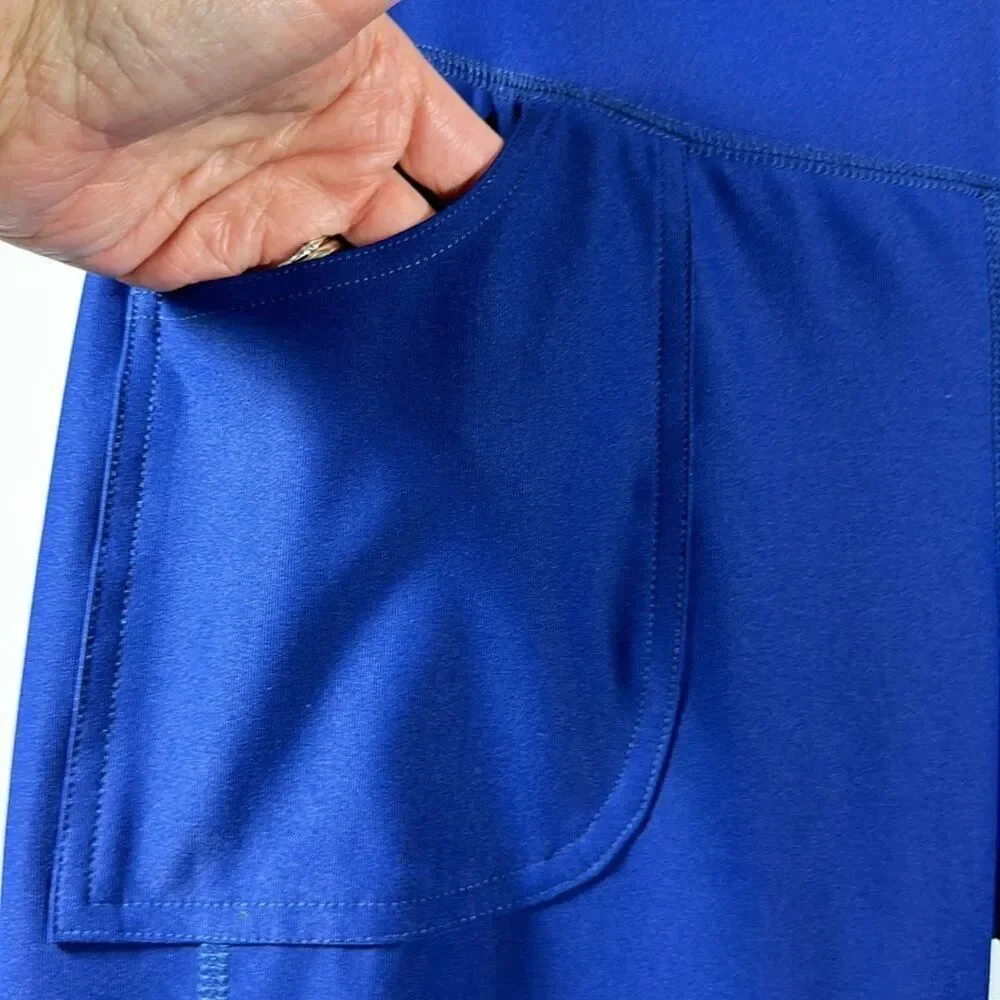 JOFIT Women's Stretch Athletic/Golf Leggings/Pants Blue Size Medium
